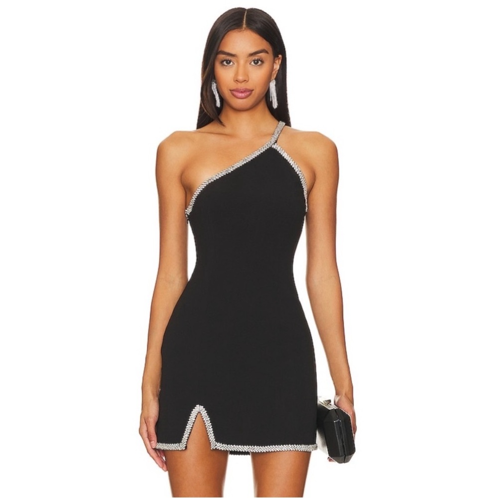 Lovers + friends black dress